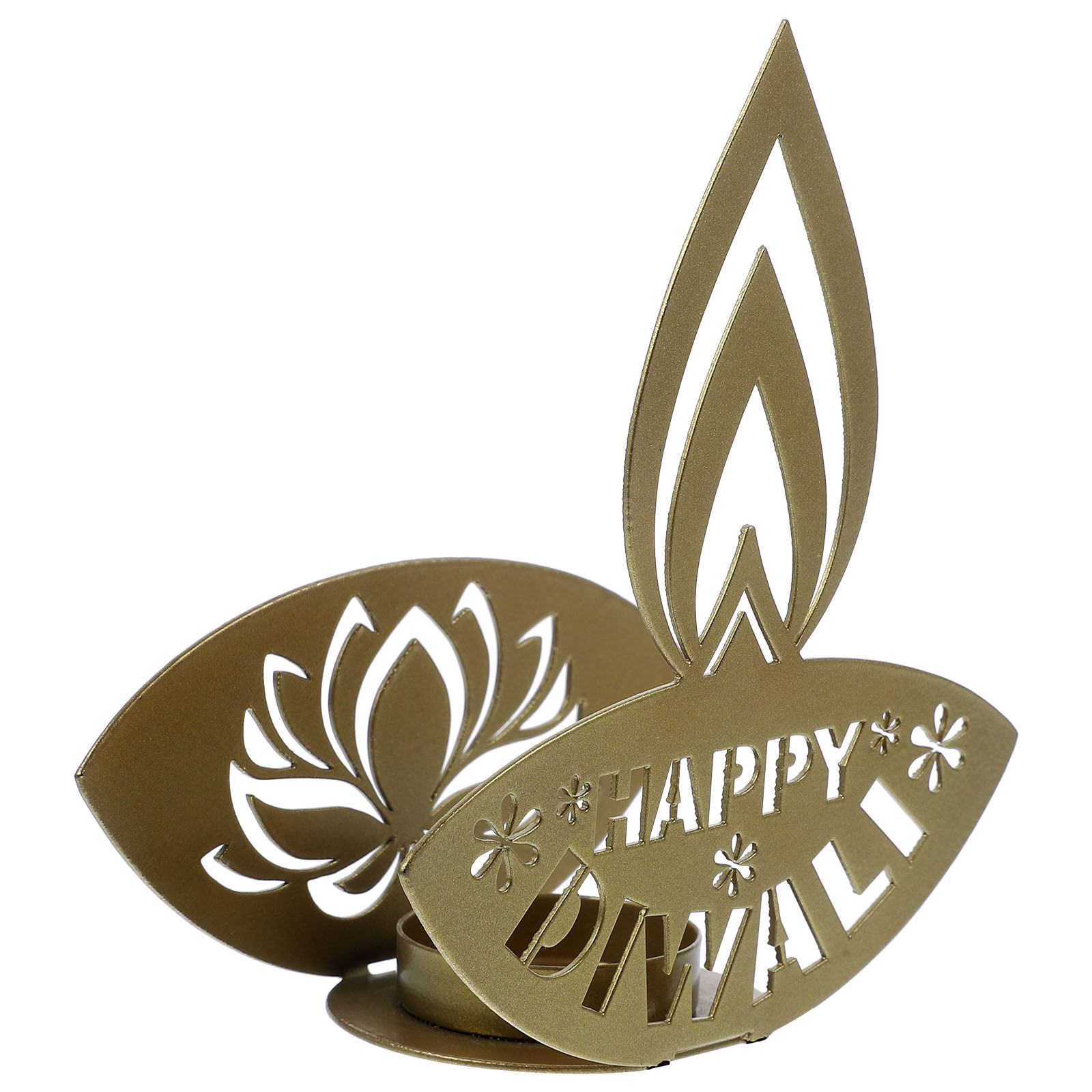 Lighting Decoration For Diwali - Portavelas de hierro premium con diseño