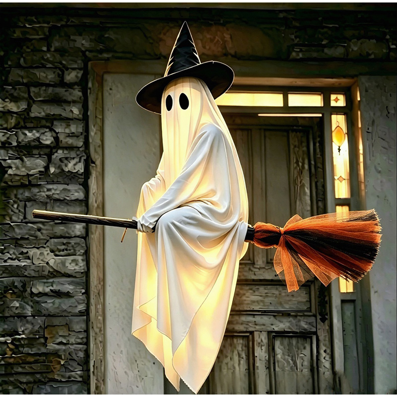 Lighting Decor House - Escobas Voladoras de Halloween y Decoración