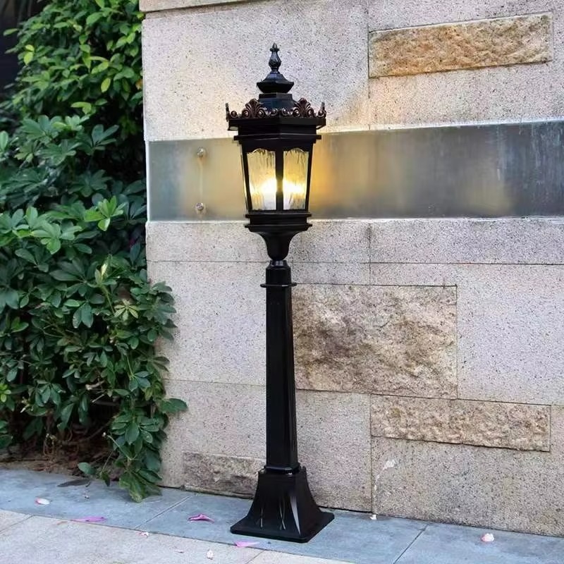 Lighting Decor House - Poste para exteriores, camino de pie,