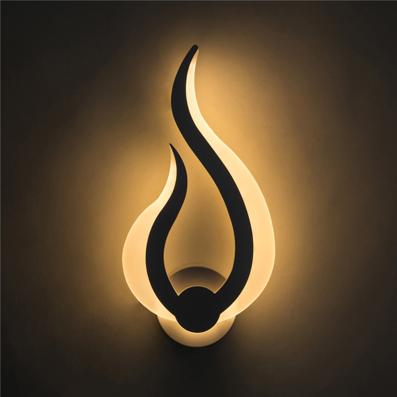 Foyer Lighting Wall Decor - Lámpara LED de pared acrílica para