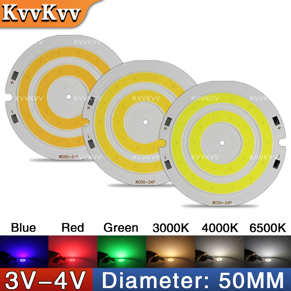 Lighting Decor House - Piezas de lámpara LED COB redondas