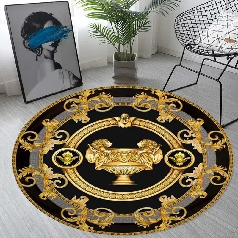 Home Decor Lighting Wholesale - Alfombra Redonda Europea de Lujo Ligero