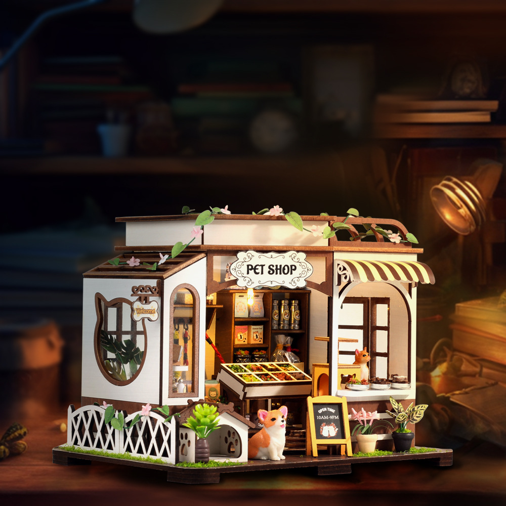 Furniture Lighting & Decor Magazine - DIY tienda de mascotas de madera