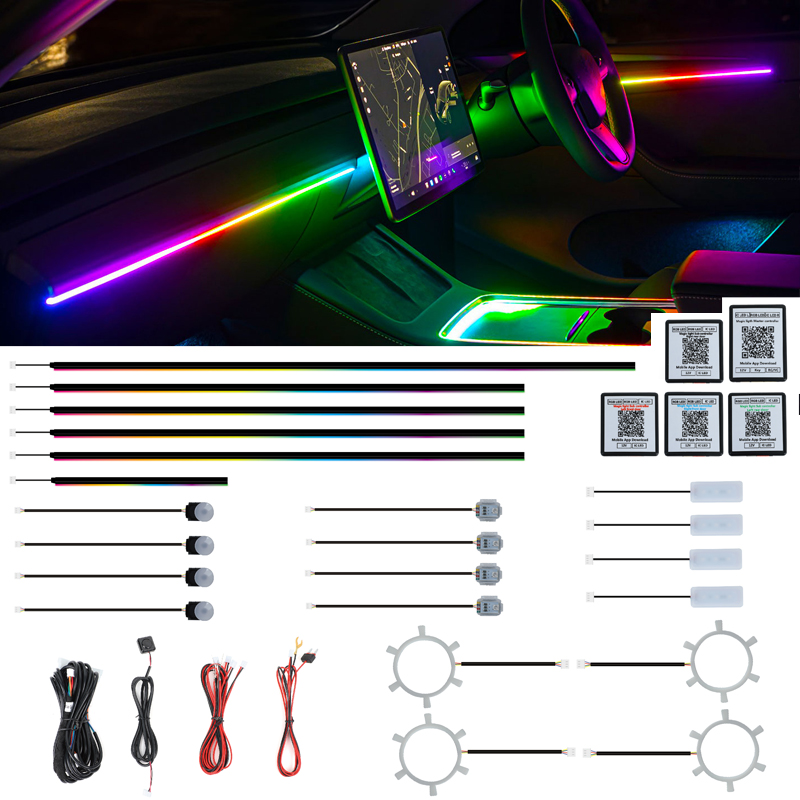 Ambient Led Strip - Kit de Luces LED RGBIC para