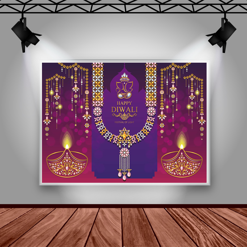 Fondo de fotografía feliz Diwa - Lighting Decoration For Diwali reseña y precio
