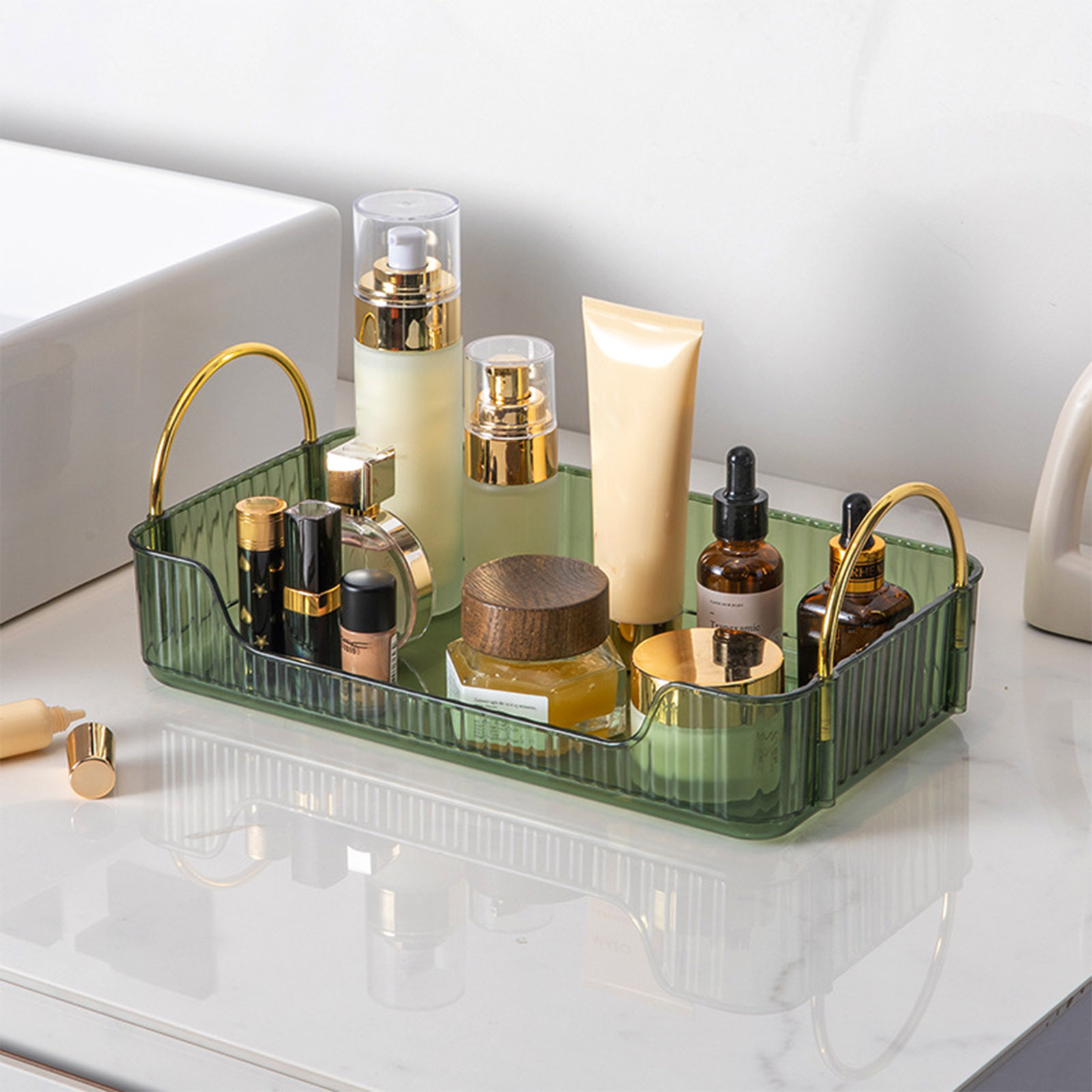Organizador de baño de lujo, e - Furniture Lighting & Decor Magazine reseña y precio