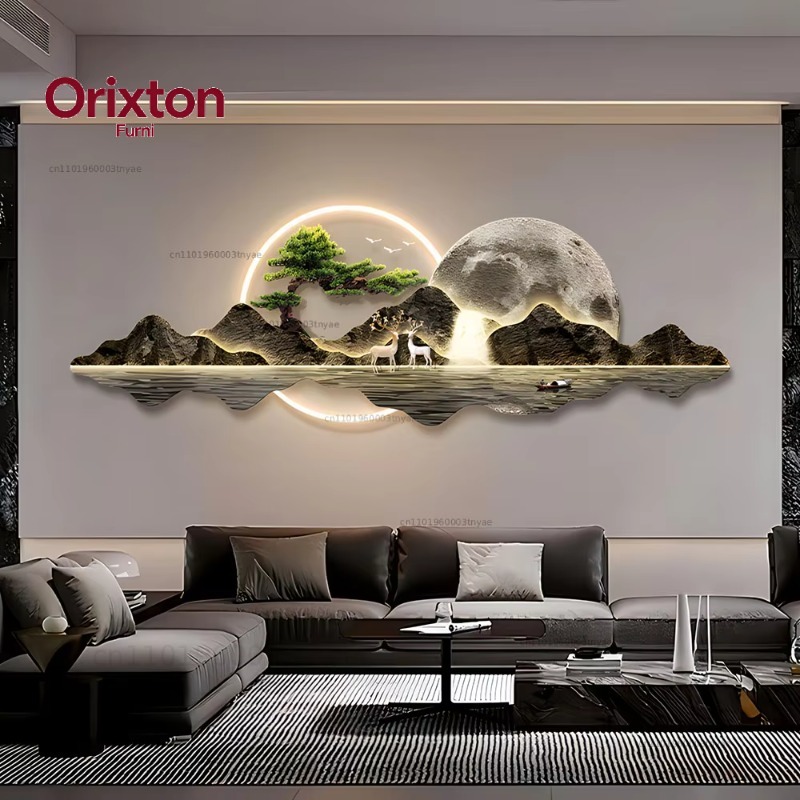 Arte de pared iluminado con LE - Home Decor Lighting Wholesale reseña y precio