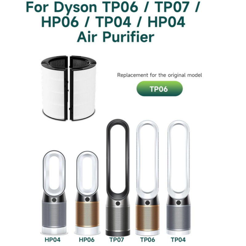 Reemplazo de filtro 2 en 1 com - Dyson Fan Tp07 reseña y precio