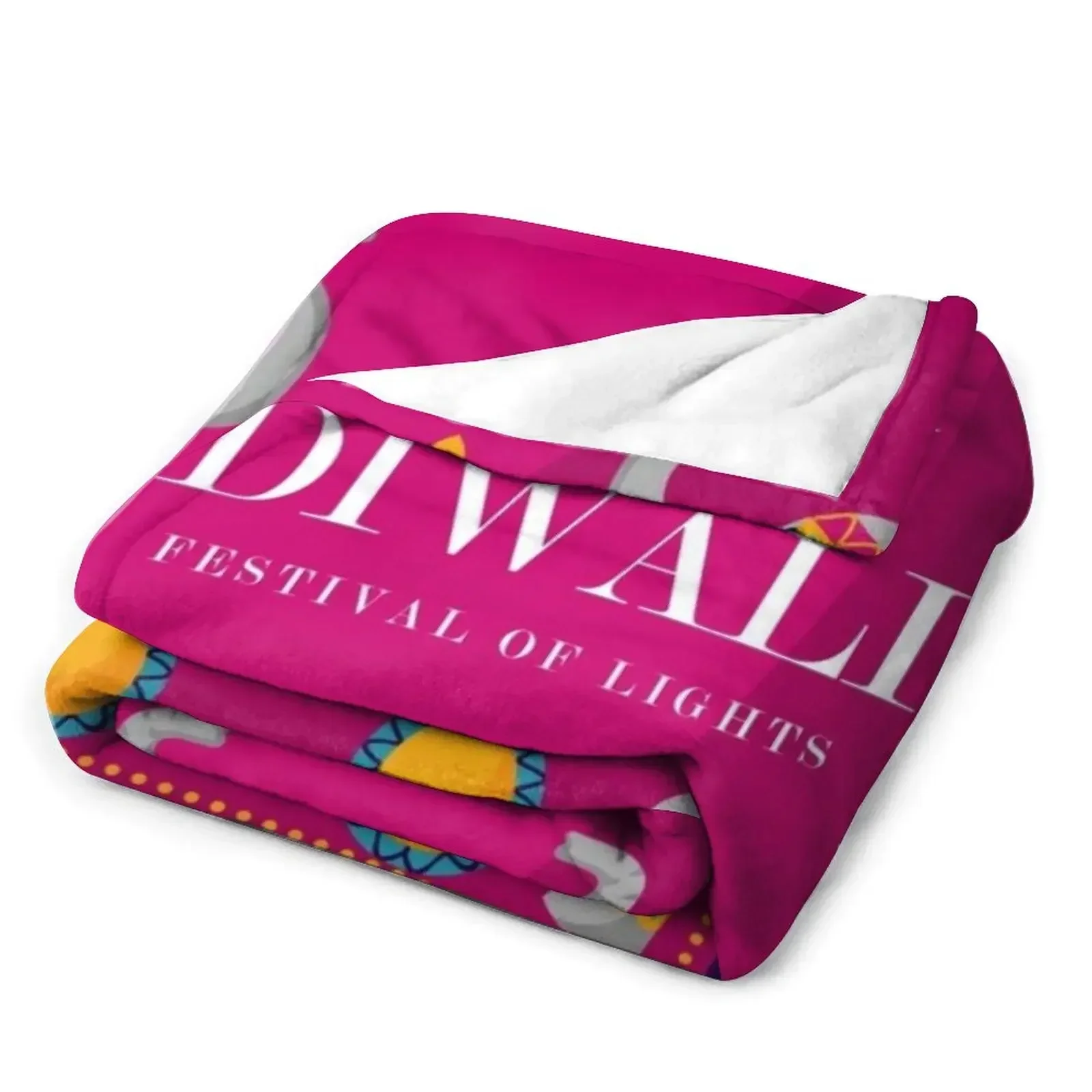 Happy Diwali - Manta decorativ - Lighting Decoration For Diwali reseña y precio