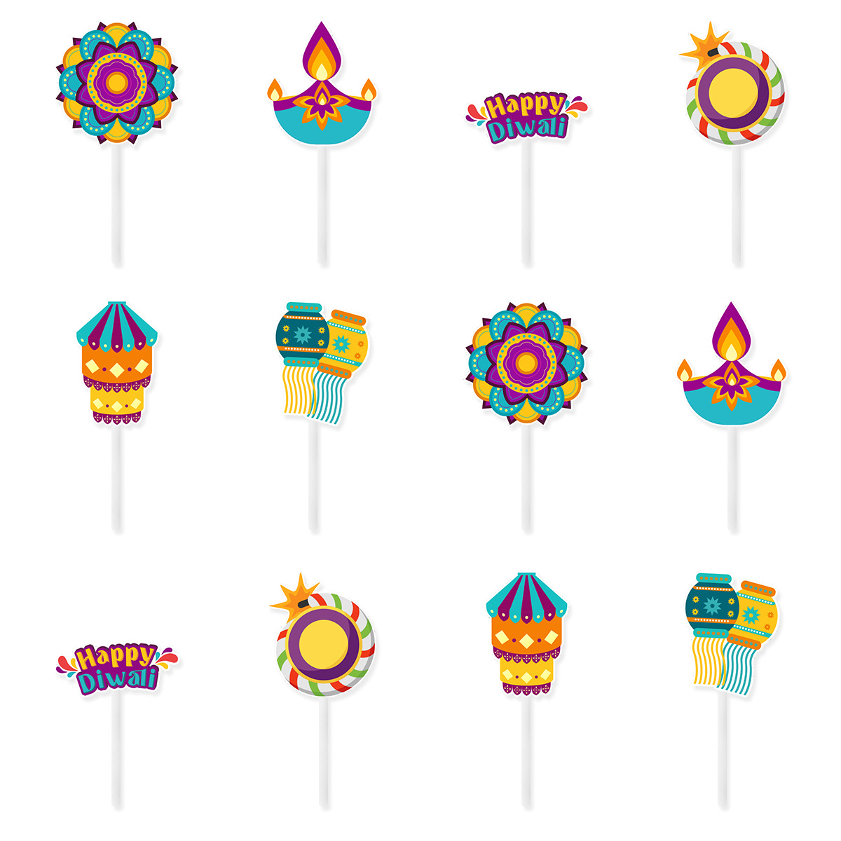 Decoración de Pastel con temát - Lighting Decoration For Diwali reseña y precio