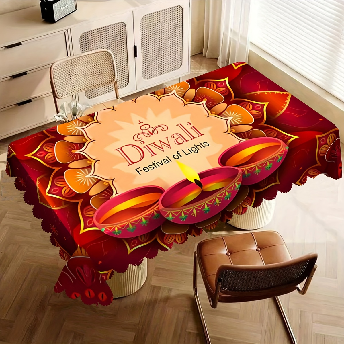 Mantel Mandala para Decoración - Lighting Decoration For Diwali reseña y precio