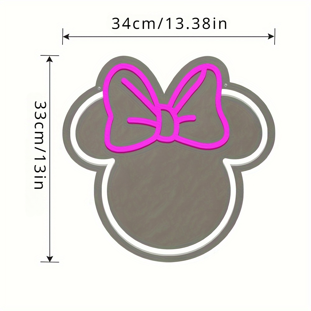 Letrero LED de Neón de Minnie  - Lighting Decor For Diwali reseña y precio