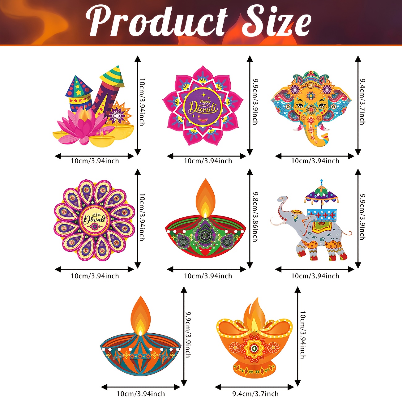 Happy Diwali-suministros de de - Lighting Decoration For Diwali reseña y precio