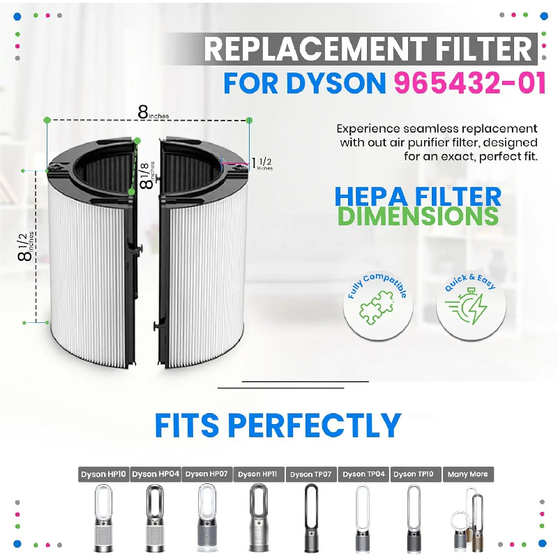 Filtro de Carbón para Dyson TP - Dyson Fan Tp07 reseña y precio