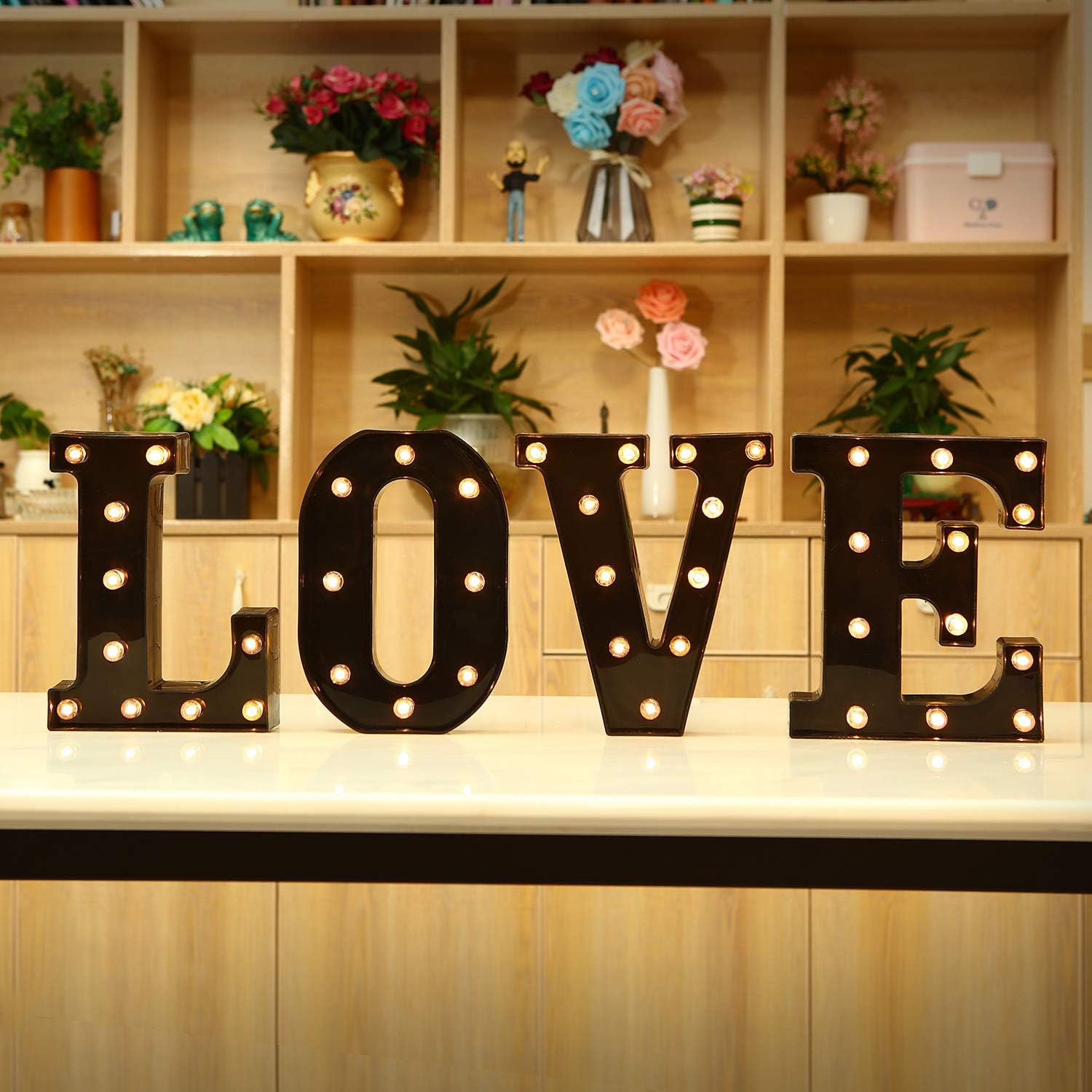 Letras LED de 22 cm, Letras de - Lighting Decor For Diwali reseña y precio