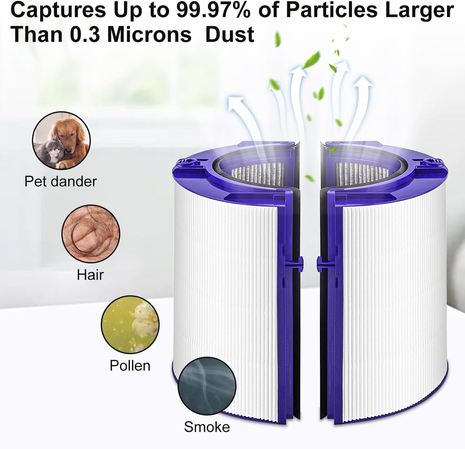 Purificador de aire HEPA y fil - Dyson Fan Tp07 reseña y precio