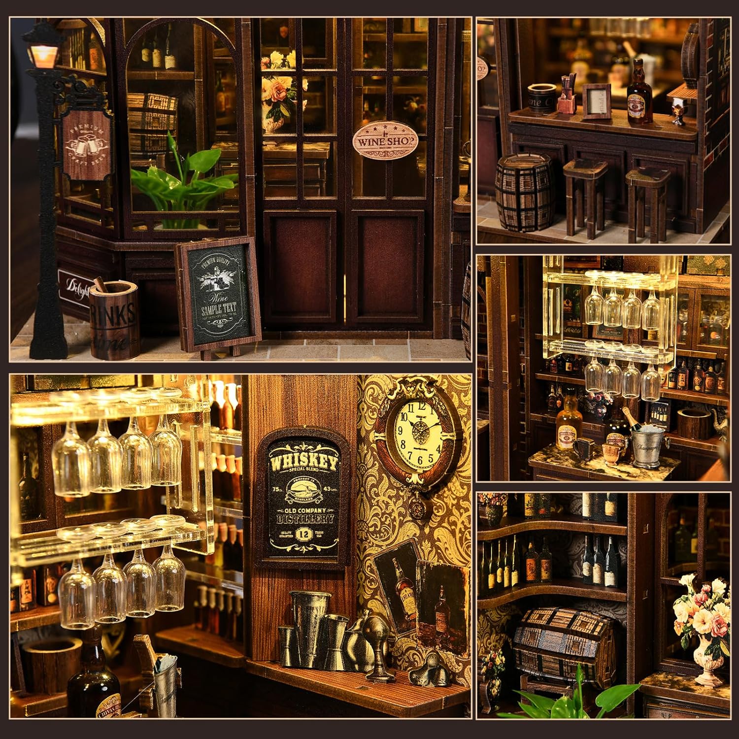 Kit de Casa en Miniatura para  - Lighting Decor House reseña y precio