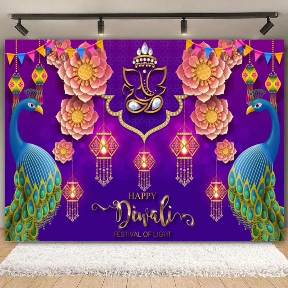Feliz Diwali Festival telón de - Lighting Decoration For Diwali reseña y precio